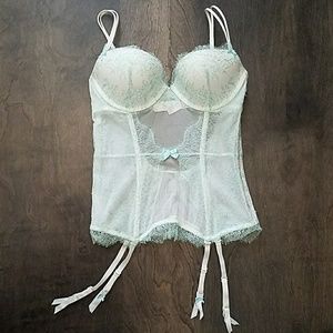Victoria's Secret Chantilly Lace Bridal Bustier